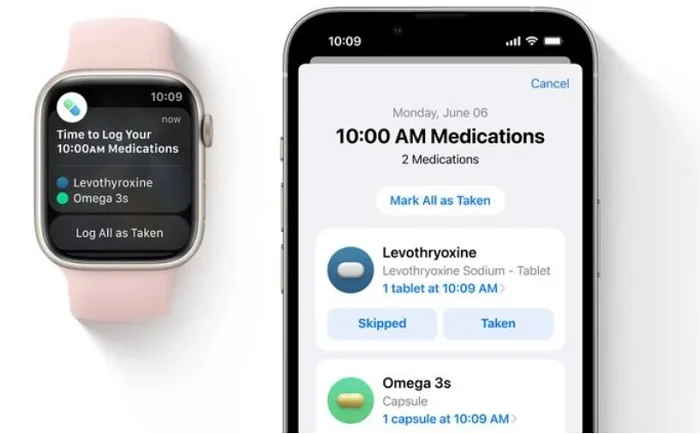 Apple Medications alert notifications