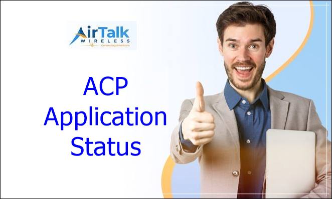 Airtalk Wireless Check Status ACP application for free phone tablet